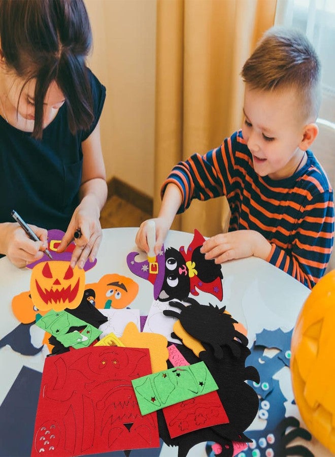 STEFORD 12 Pcs Halloween Craft Kit, Make Your Own Foam Stickers Arts and Crafts DIY for Kids Boys & Girls Party Supplies Decoration - Image 4